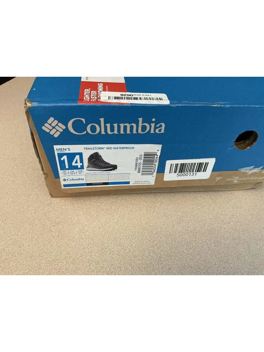 Columbia new mens